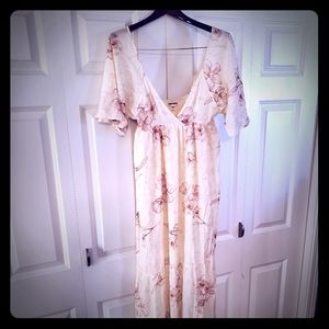 Size Lrg Billabong summer maxi dress